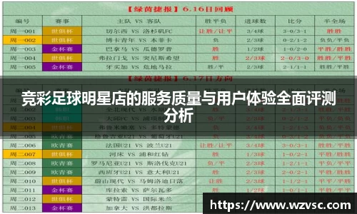 竞彩足球明星店的服务质量与用户体验全面评测分析